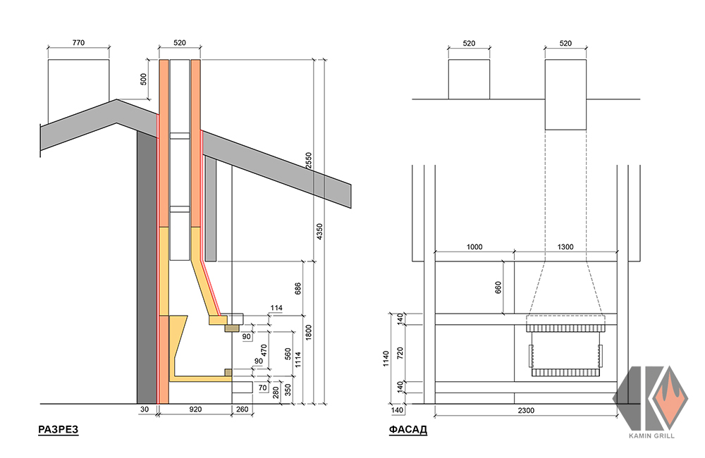 Высота камина от пола фото 14