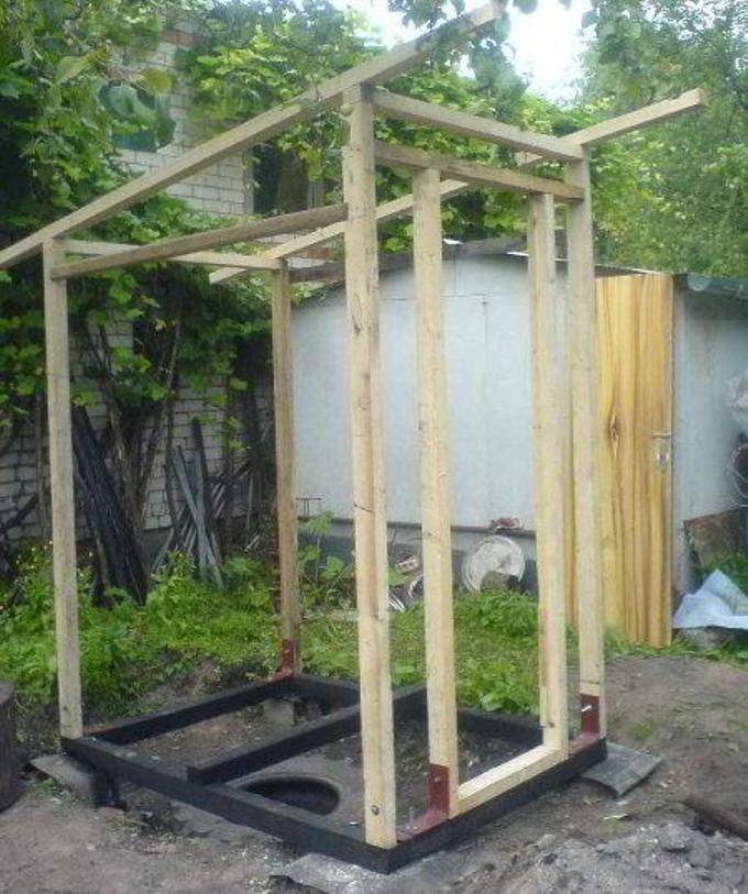 Туалет на даче своими руками – чертежи и размеры