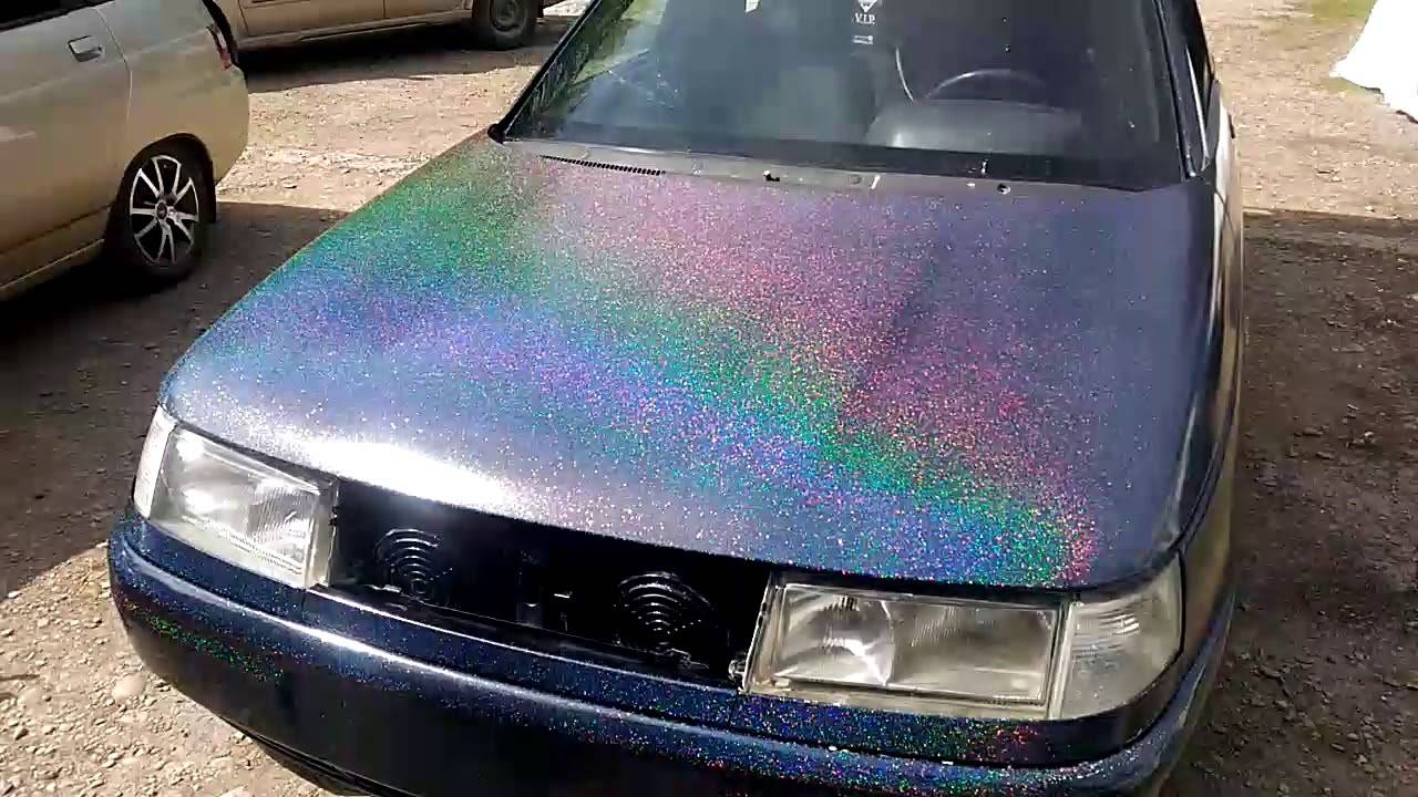 Как покрасить автомобиль в металлик