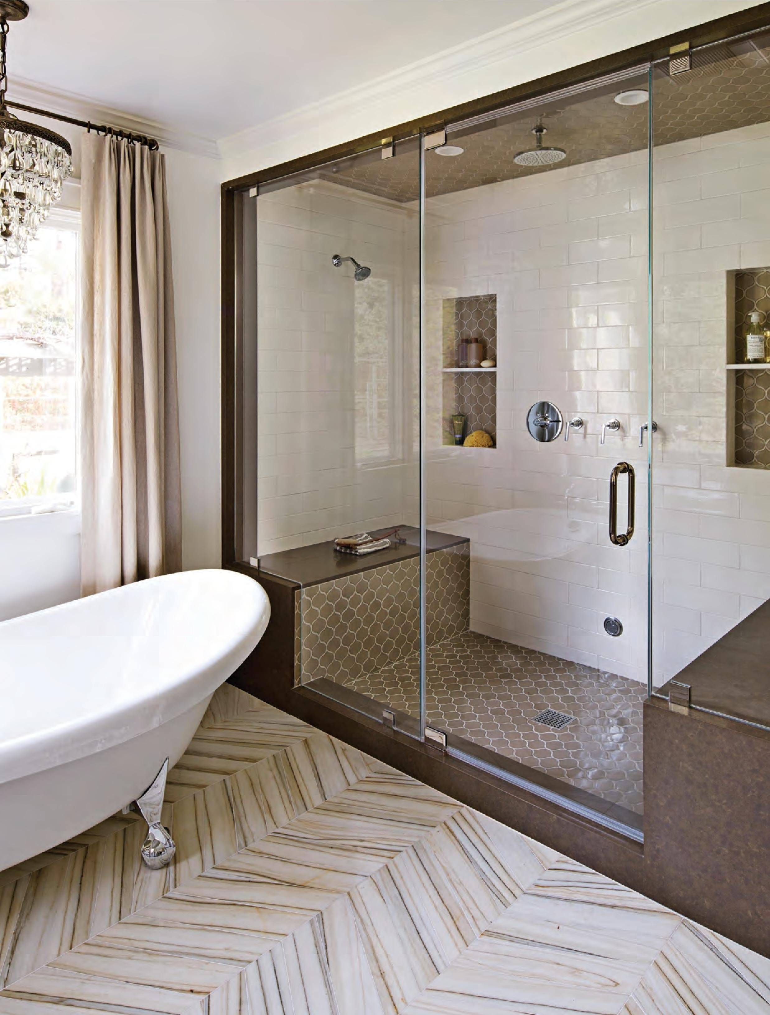 фото современных ванных комнат с душевой