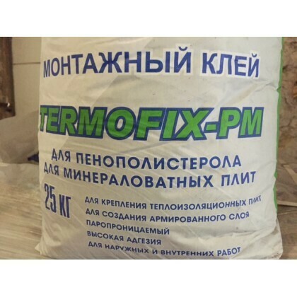 Применение монтажного клея для минераловатных плит