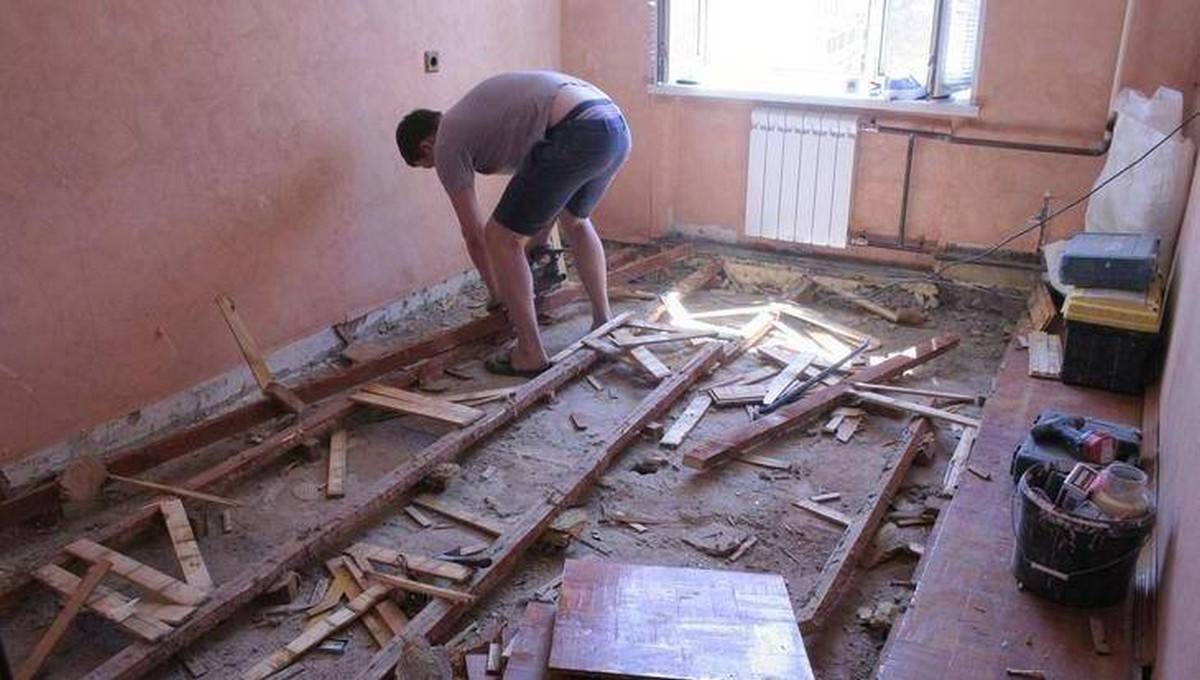 Ремонт деревянного пола в квартире своими руками