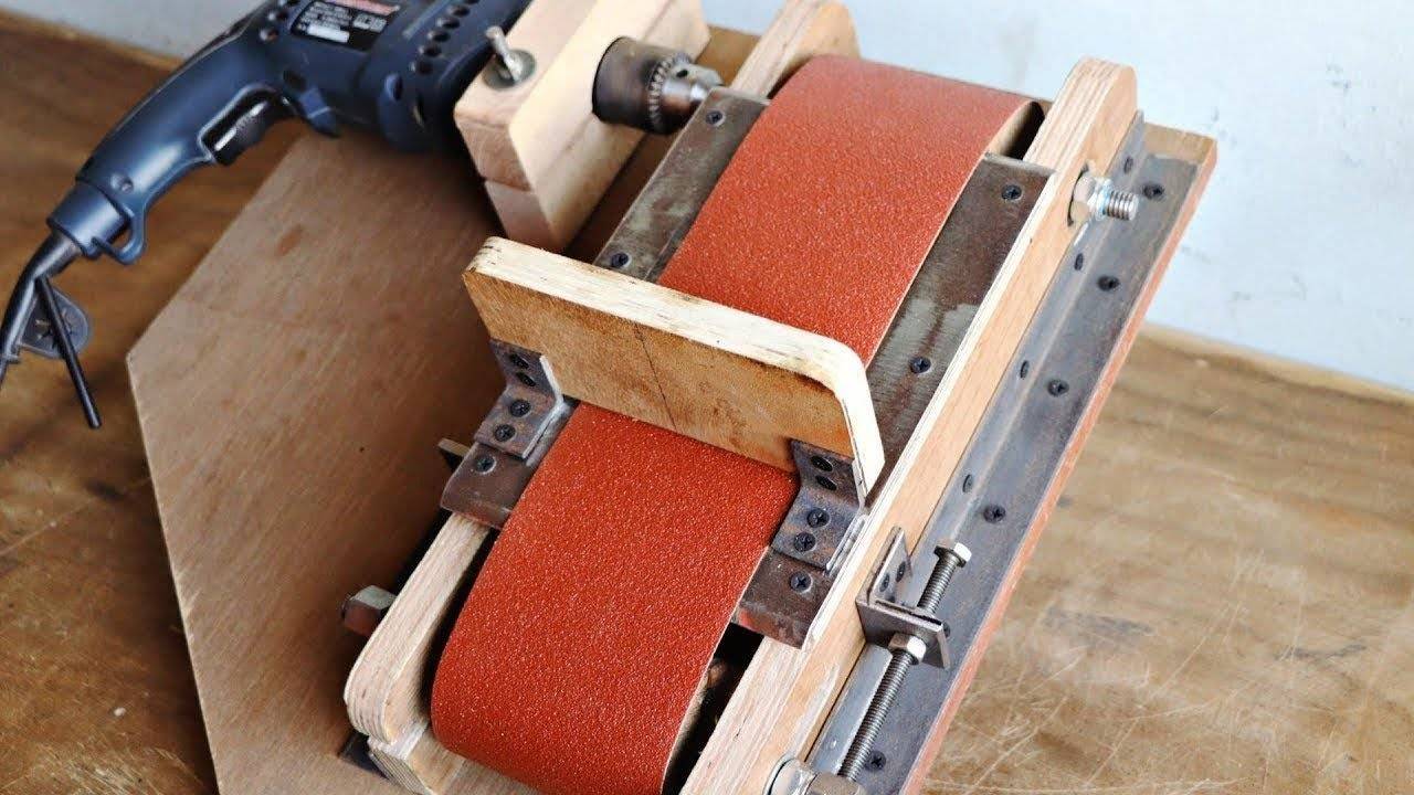 Самодельный сверлильный станок и другие приспособления из дрели
