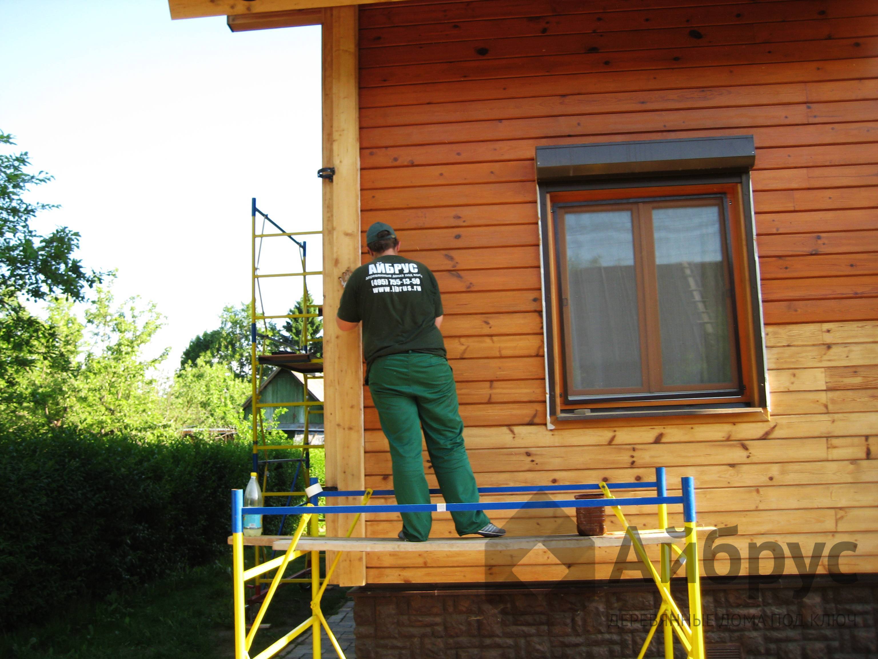 Деревянный дом, как покрасить. полезные советы для покраски деревянного дома | все о ремонте