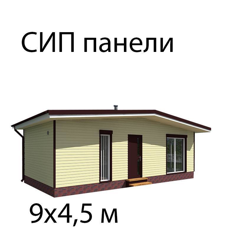 Баня из сип панелей проекты