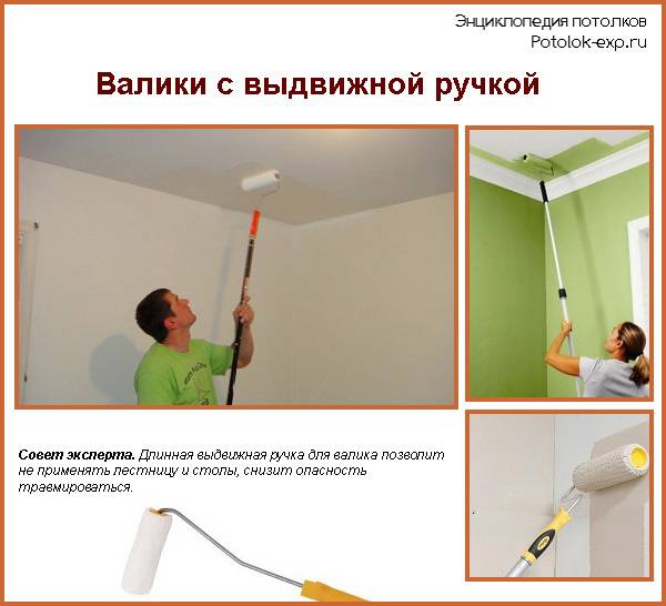 Покраска потолка водоэмульсионной краской: инструкция и рекомендации
