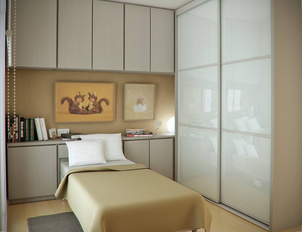 Дизайн спальни 9 кв м в современном стиле - ремонт квартир фото