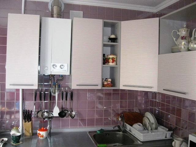 Как скрыть газовый котел на кухне? – 6 разрешенных способов