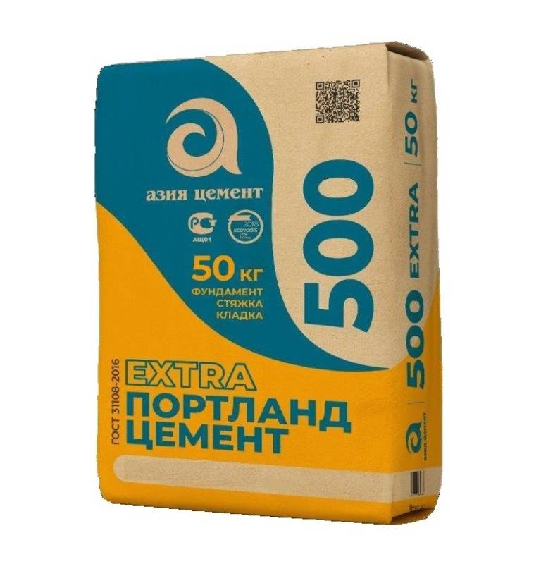 Портландцемент м500: цемент м д0 и д20, плотность пц 500 по гост, мешки по 50 кг