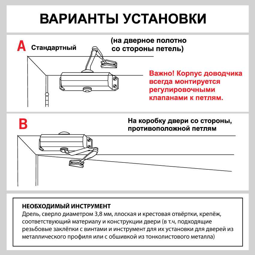 Монтаж Дверного доводчика на деревянную или металлическую дверь или калитку своими руками: Пошагово + Видео