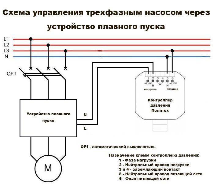 Схема подключения электродвигателя на 380 вольт