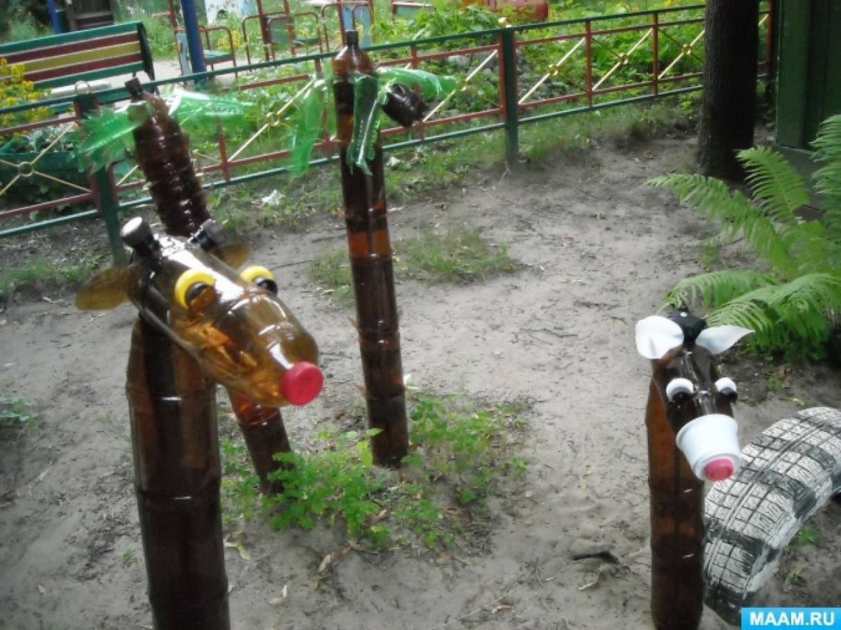 Жираф из бутылок пошаговая инструкция. жираф из пластиковых бутылок своими руками – фото, как сделать