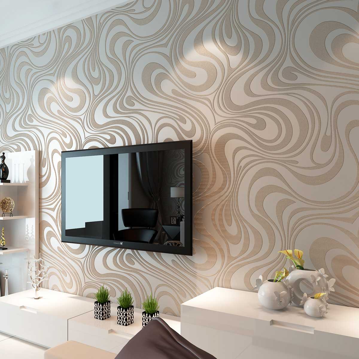 Обои с абстракцией для стен (46 фото): красивые настенные покрытия с абстрактным рисунком и дизайном «геометрия»