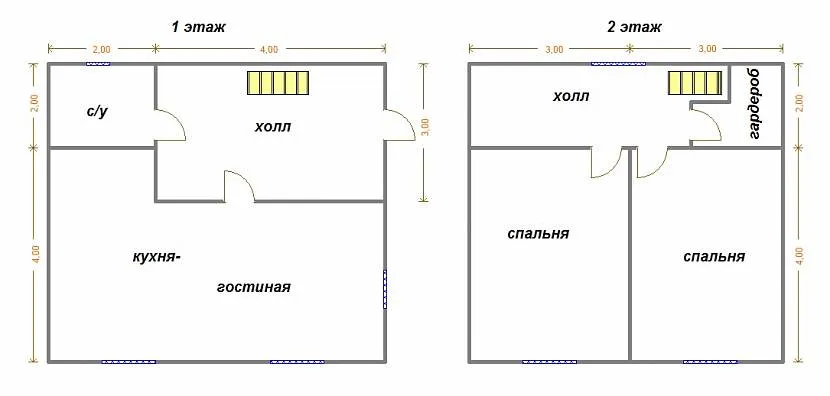 Планировка домов 6 8 пеноблока Деревянные проекты дома с планировкой + фото