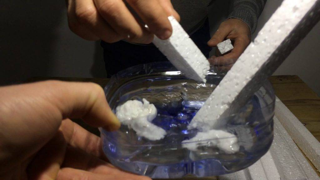 Клей из пенопласта и линолеума своими руками – способы изготовления