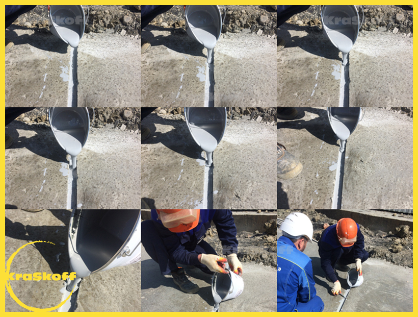 Герметик для трещин в бетоне для внутренних и наружных работ