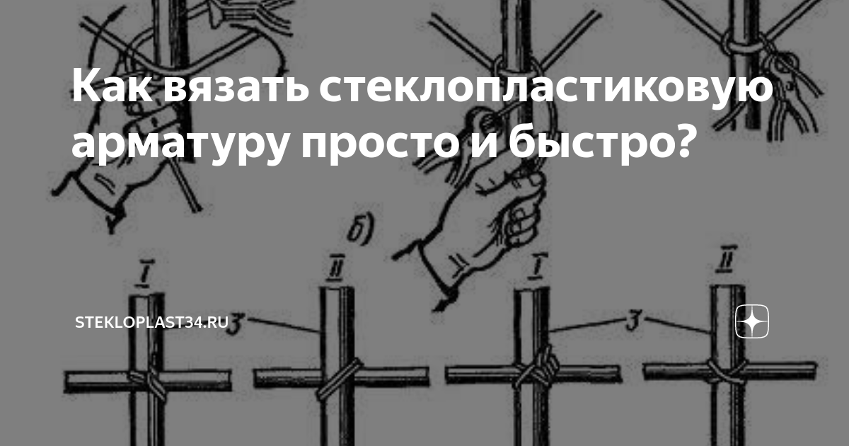 Как вязать арматуру стеклопластиковую. как правильно вязать стеклопластиковую арматуру. как вязать арматуру стеклопластиковую