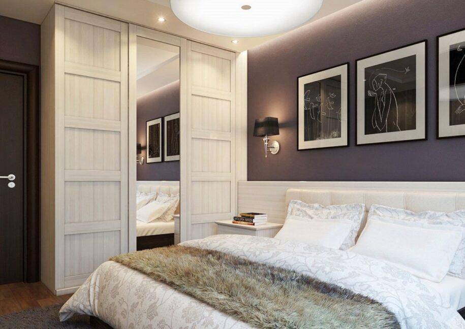 Дизайн маленькой спальни 9 кв. м. (87 фото): реальный дизайн интерьера комнаты 9 метров с балконом, как обставить и сделать ремонт