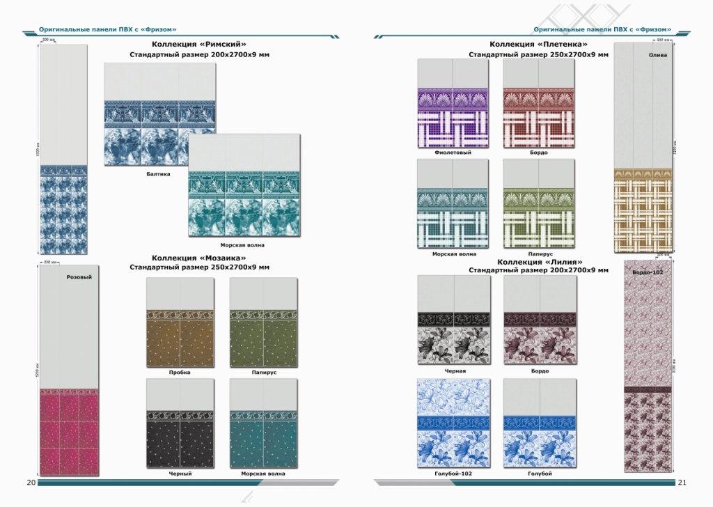 Размеры пвх панелей для стен в ванной комнате