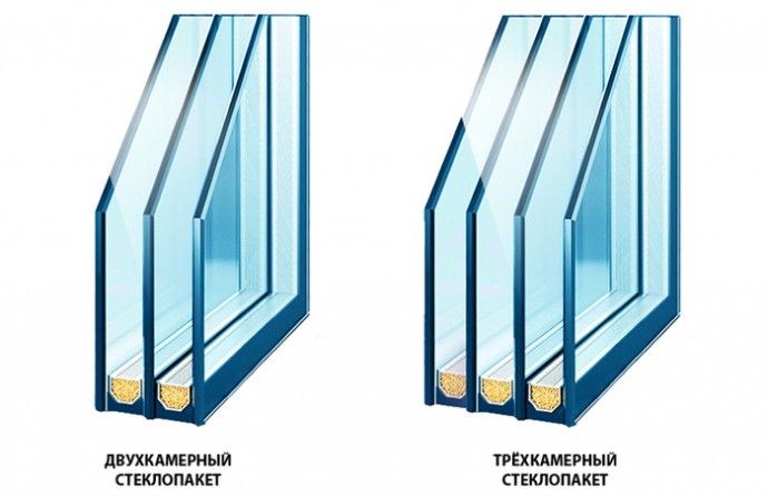 Двухкамерный и трехкамерный стеклопакет: в чем разница и что лучше?