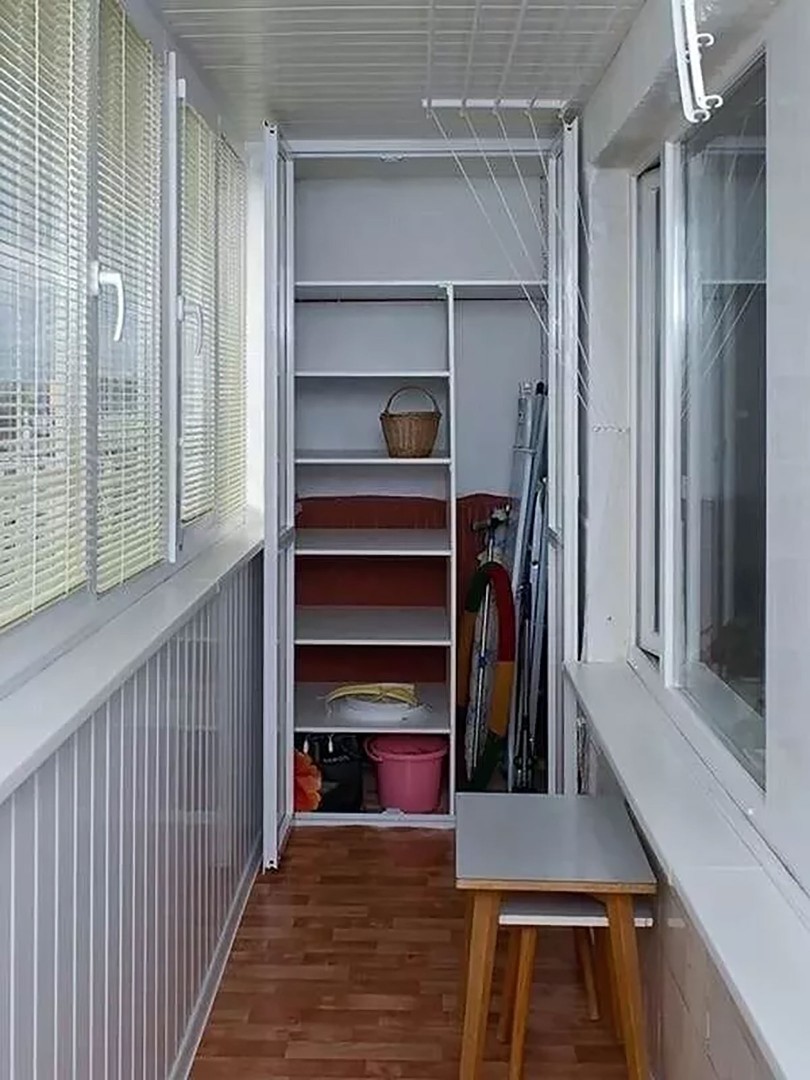 Шкаф с рольставнями на балкон: своими руками балконный шкаф на лоджию, как сделать, видео