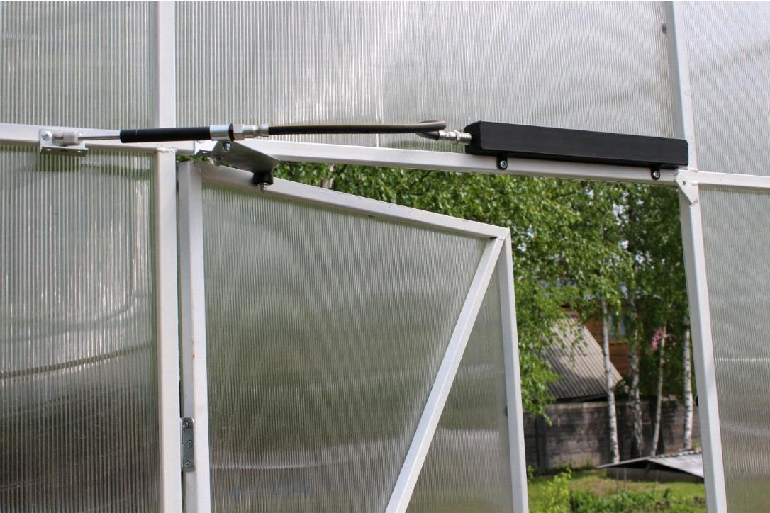 Термопривод для теплиц своими руками: как сделать терморегулятор из амортизатора и подручных средств (чертежи + видео)