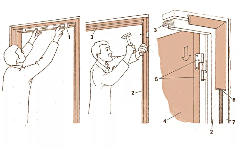 Как ставить двери межкомнатные своими руками