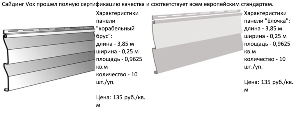 Размеры сайдинга для наружных работ