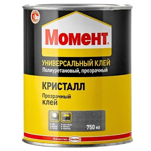 Клей момент кристалл описание – инструкция по использованию прозрачного универсального состава, полиуретановый водостойкий клей, форма выпуска 750 мл, 125 мл и 30 мл - теплоэнергоремонт