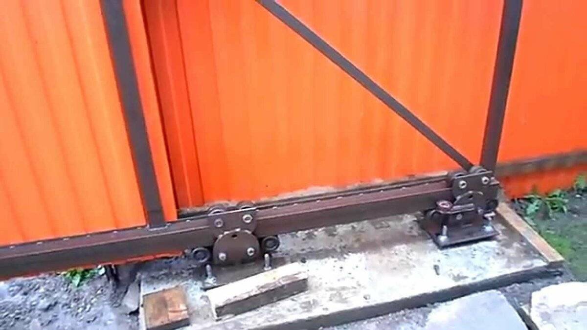 Выбор раздвижных ворот и монтаж своими руками — sdelayzabor.ru