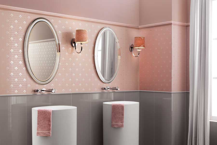 Плитка розовый цвет. Керамическая плитка Atlas Concorde Ambition. Розовая плитка Atlas Concorde. Персиковая ванная комната. Серо розовая ванная.