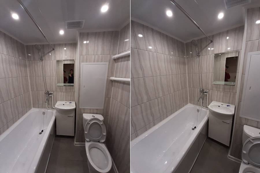 Отделка ванной комнаты пластиковыми панелями: идеи дизайна