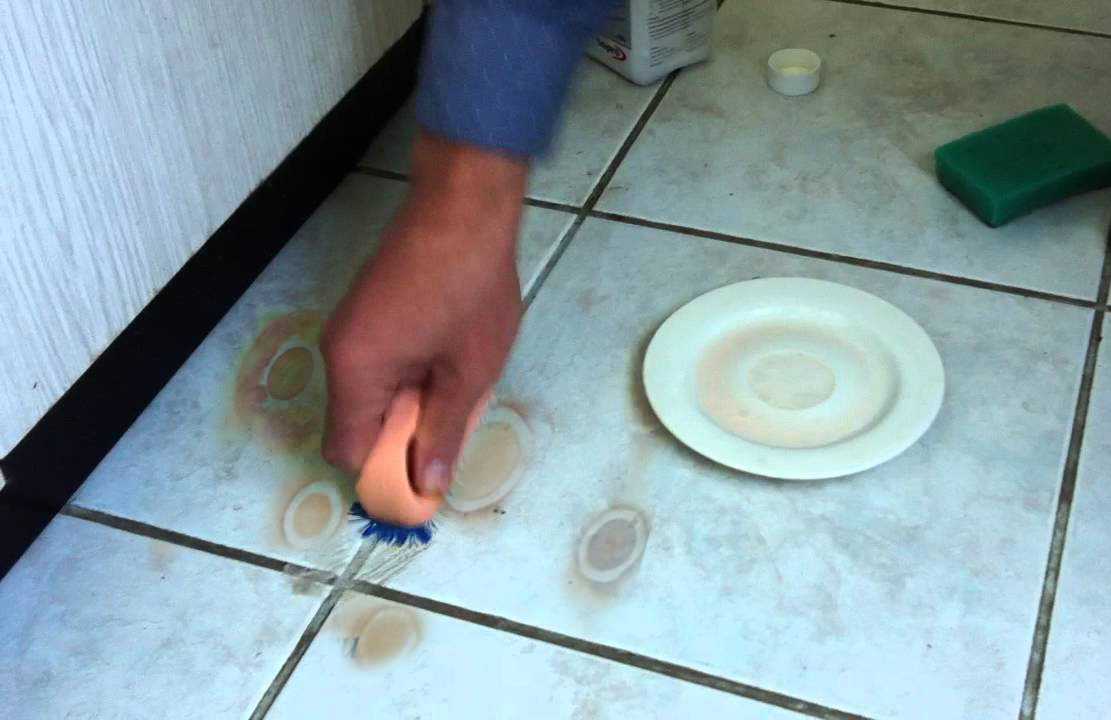Как отмыть между плитками
