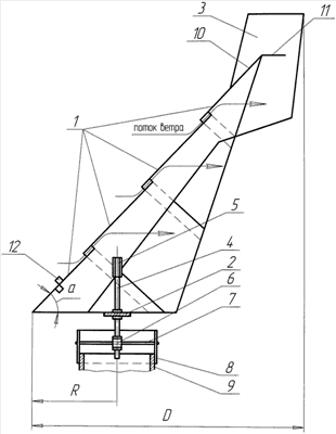 Устройство для создания тяги. Чертеж флюгер-дефлектор на дымоход. Динамический флюгерный дефлектор. Флюгер-дефлектор чертеж. Флюгер для дымохода усилитель тяги.