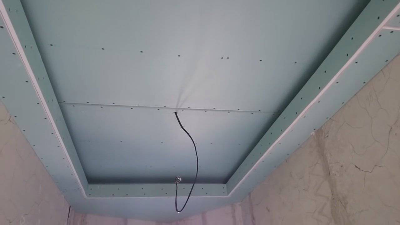 Потолок из гипсокартона с подсветкой своими руками