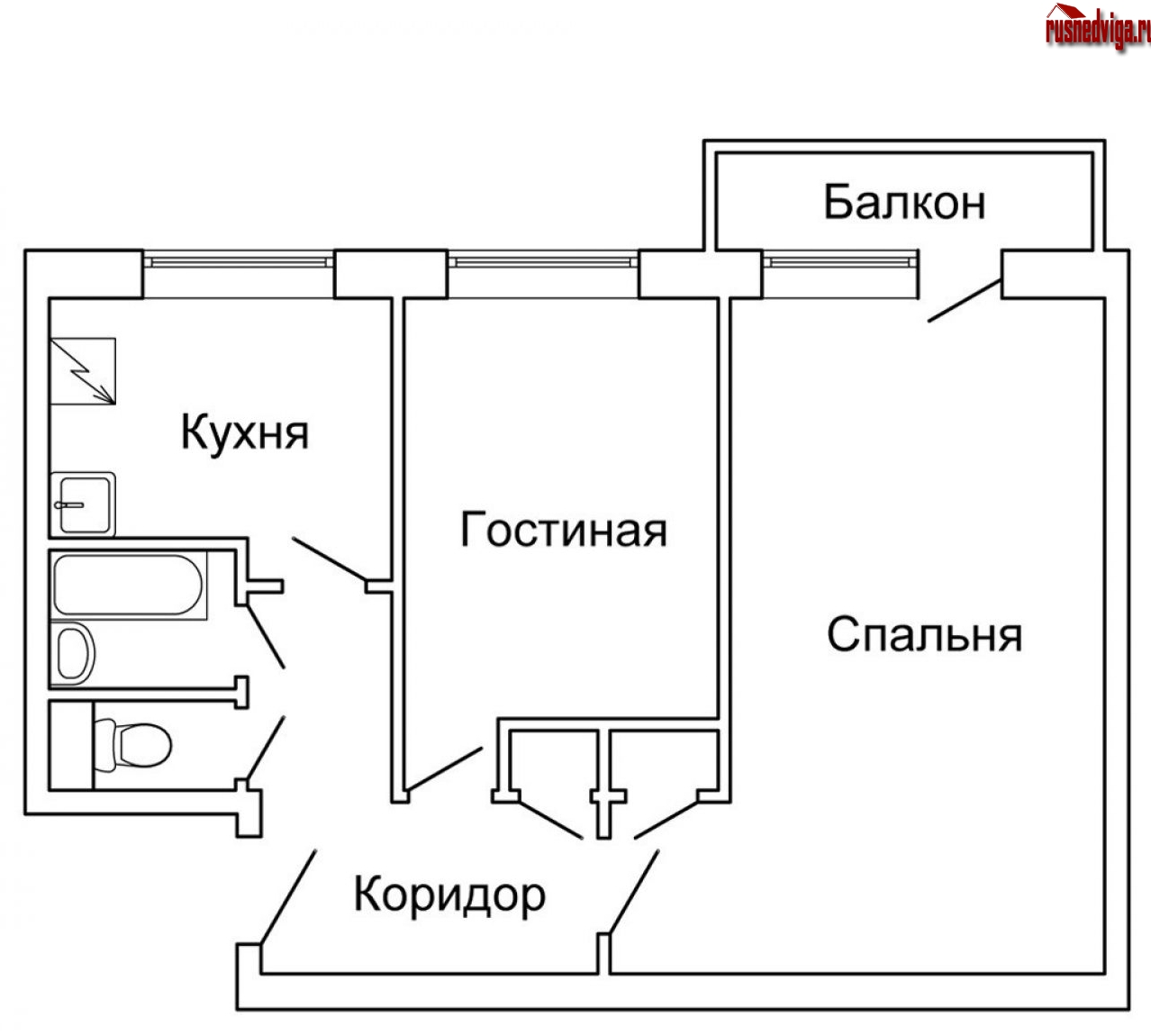 Конструктивные особенности и изначальная планировка хрущевки