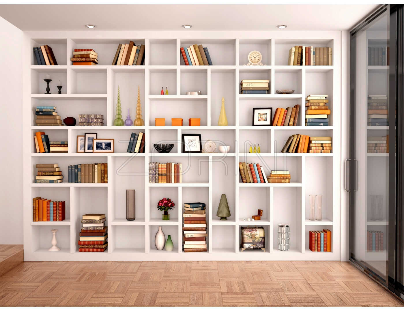 Лучшие модели книжных шкафов и библиотек для дома, необычные дизайны