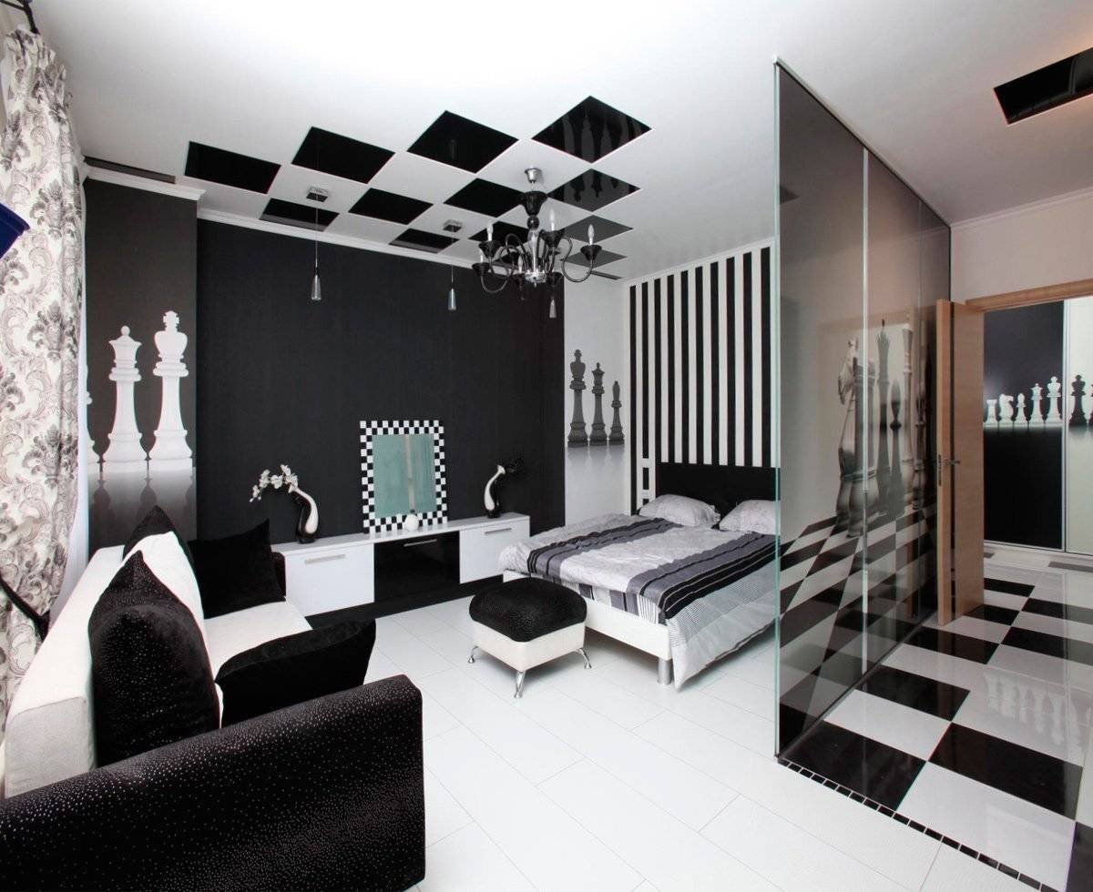 Черно-белая спальня: выбор меблировки, специфические особенности и стилистические направления дизайна