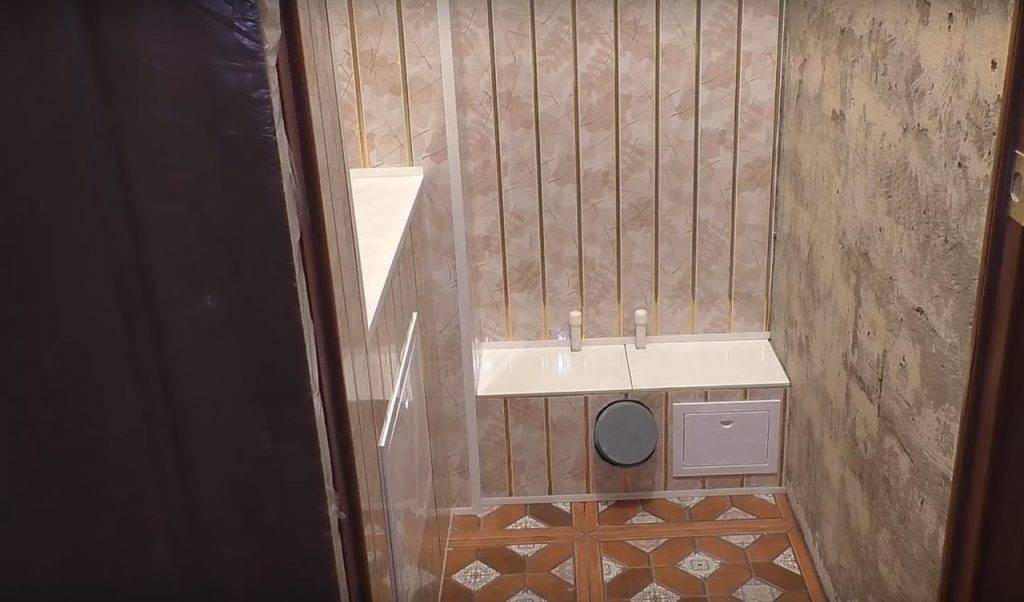 Отделка ванны и туалета панелями пвх от начала до конца
